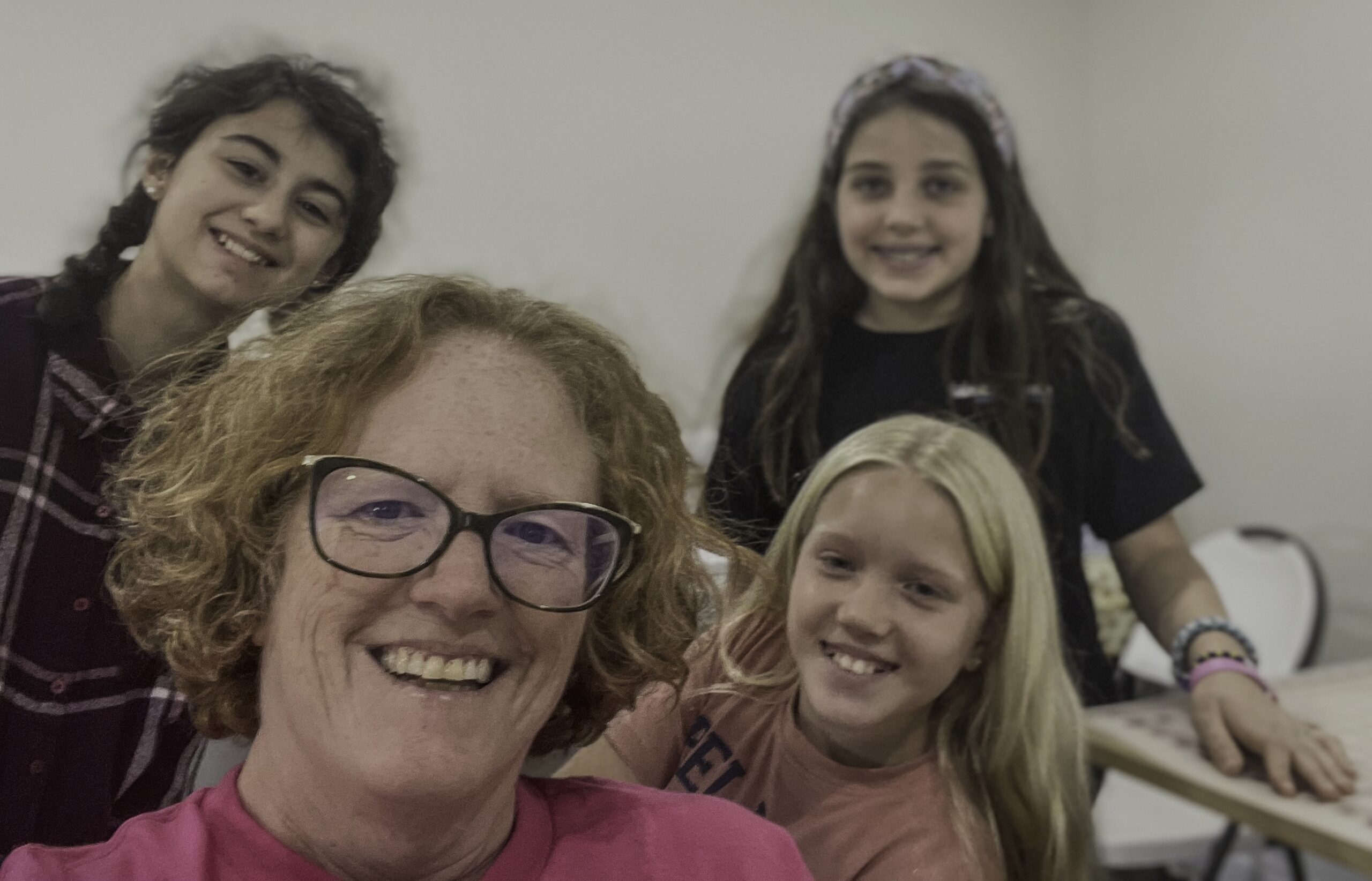 Mrs. Brenda with one of our home school groups.