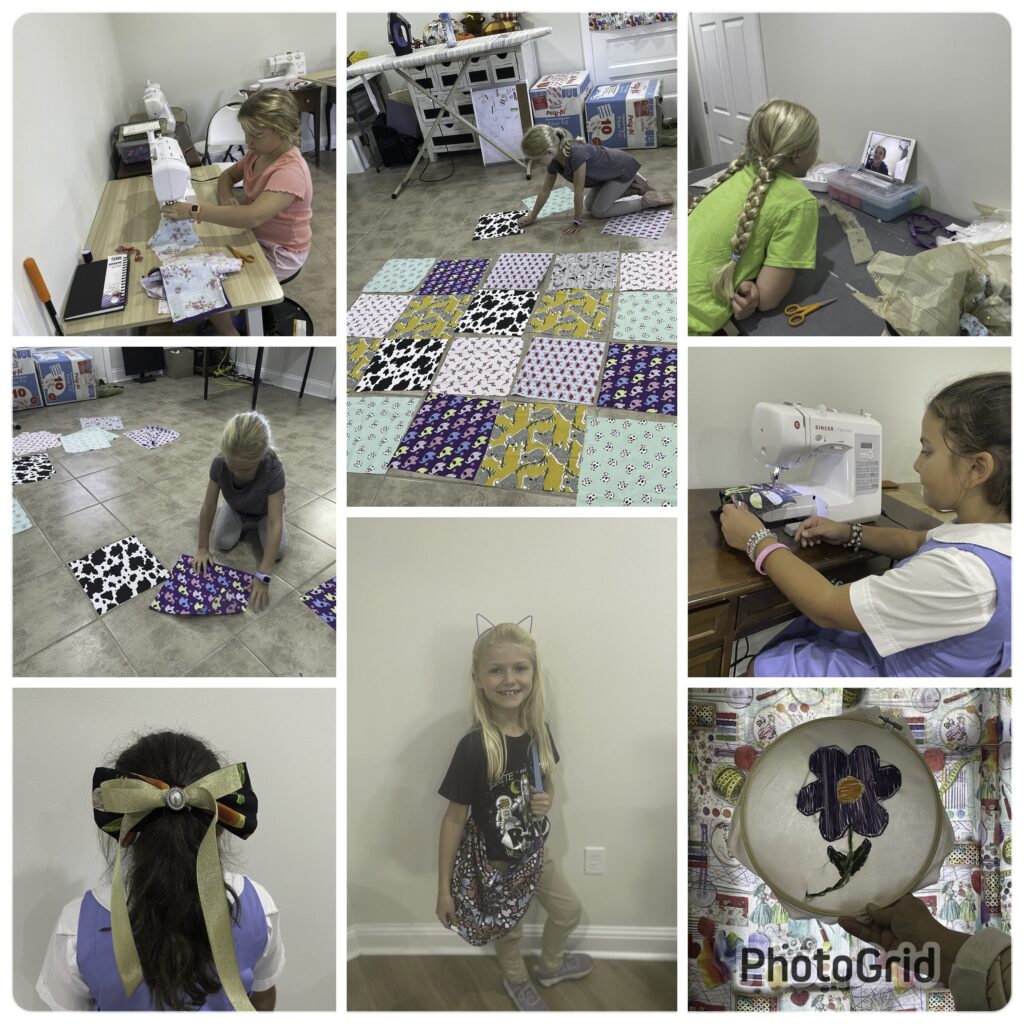 Sewing Class Collage